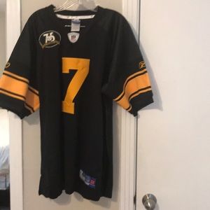 REEBOK NFL EQUIPMENT PITTSBURGH STEELERS #7 JERSEY